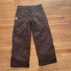 Burton Men’s Medium Brown Snowboard Pants